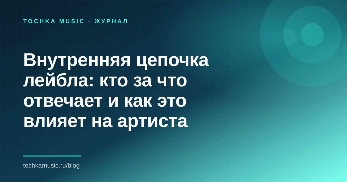 Обложка статьи «Внутренняя цепочка лейбла: кто за что отвечает и как это влияет на артиста»